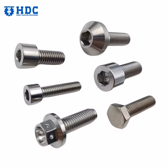 High Precision Titanium Bolts and Screws